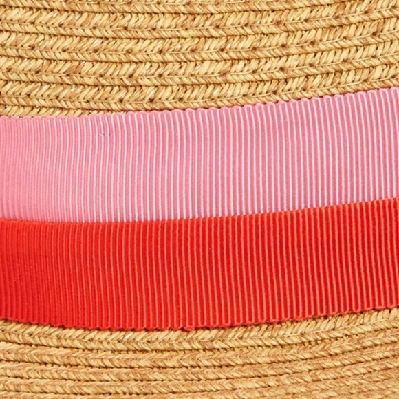 Kate Spade New York Trilby Ribbon Fedora in Natural